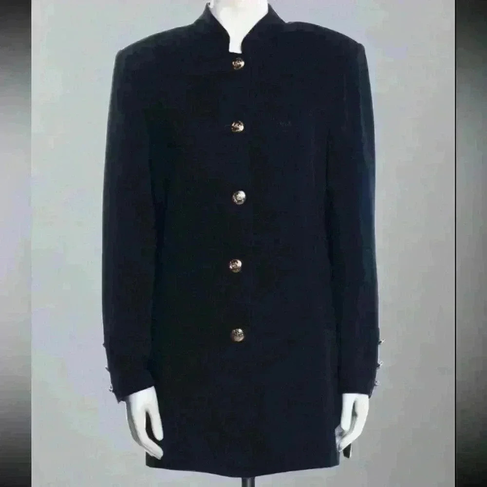 St. John (VTG 90s) Bhandhgala‎ Style Blazer Jacket